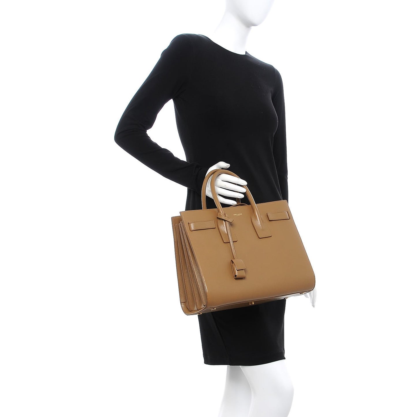 Calfskin Small Sac De Jour Taupe