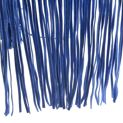 Gucci Suede Medium Nouveau Fringe Shoulder Bag Blue 8 of 10