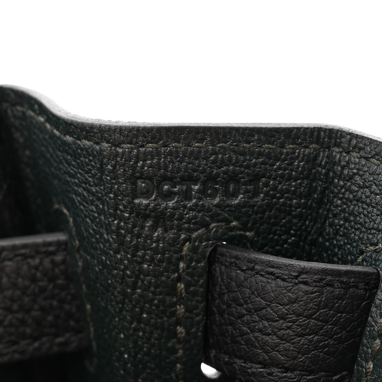 Hermes Togo Horseshoe Kelly Retourne 28 Black Vert Fonce 7 of 11