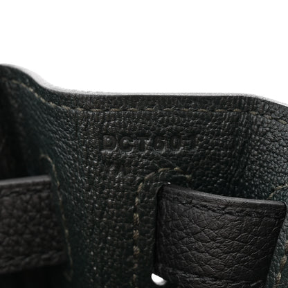 Hermes Togo Horseshoe Kelly Retourne 28 Black Vert Fonce 7 of 11