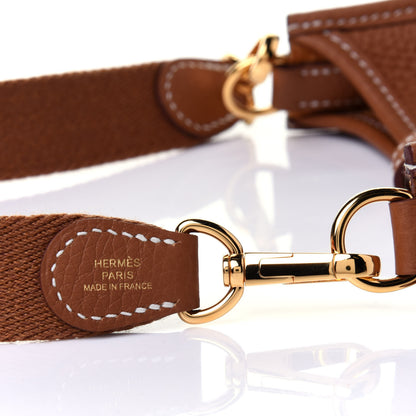 Hermes Taurillon Clemence Evelyne TPM Gold 5 of 5