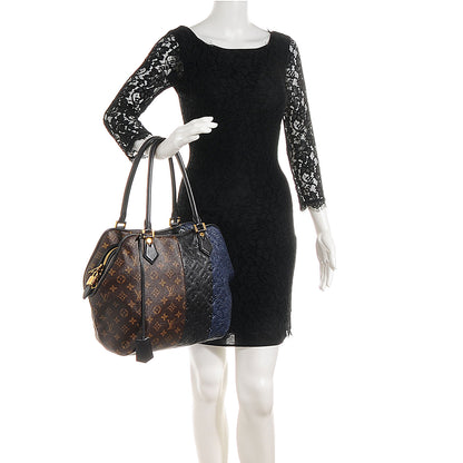 Louis Vuitton Monogram Stripes Medium Bag Marine 2 of 7