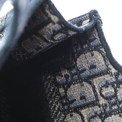 Christian Dior Oblique Mini Book Tote Blue Multicolor 8 of 9