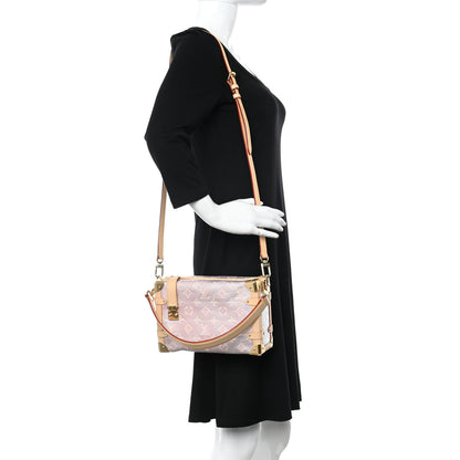 Louis Vuitton Monoglam Side Trunk Rose 2 of 9