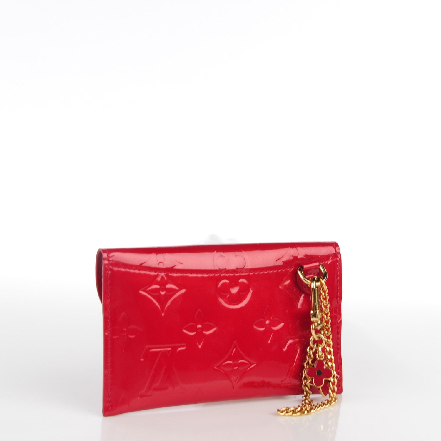 Louis Vuitton Vernis Envelope Plate Pouch Pomme D'Amour 3 of 7