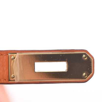 Hermes Taurillon Clemence Birkin 35 Orange 21 of 41