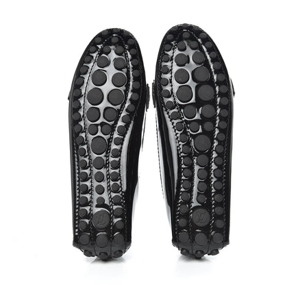 Louis Vuitton Patent Calfskin Oxford Loafers 36 Black 7 of 14