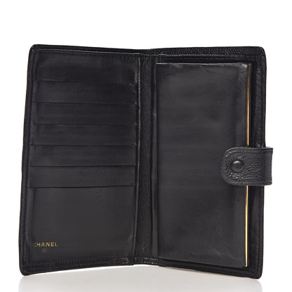 Chanel Caviar Timeless CC French Wallet Black 5 of 10