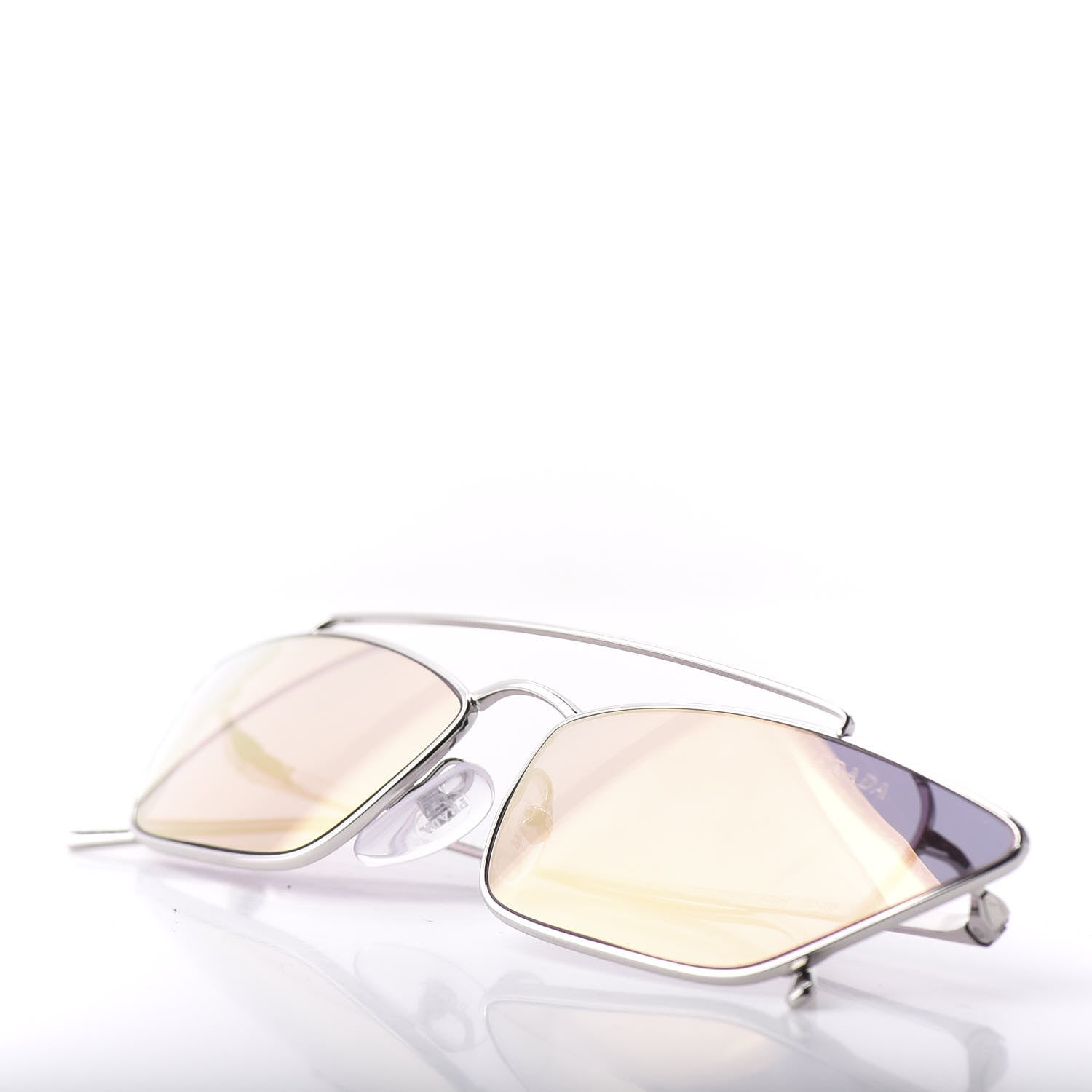 Prada Cat Eye Sunglasses SPR 64U Pink 8 of 9
