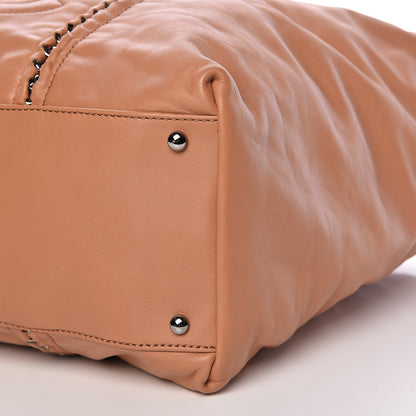 Chanel Smooth Calfskin Luxe Ligne Tote Dark Beige 9 of 18