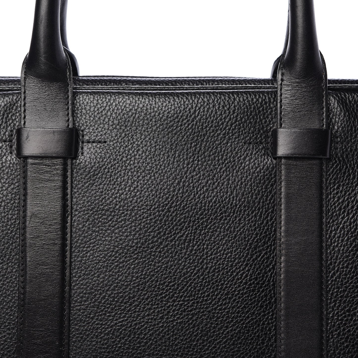 Calfskin Buckley Briefcase Black