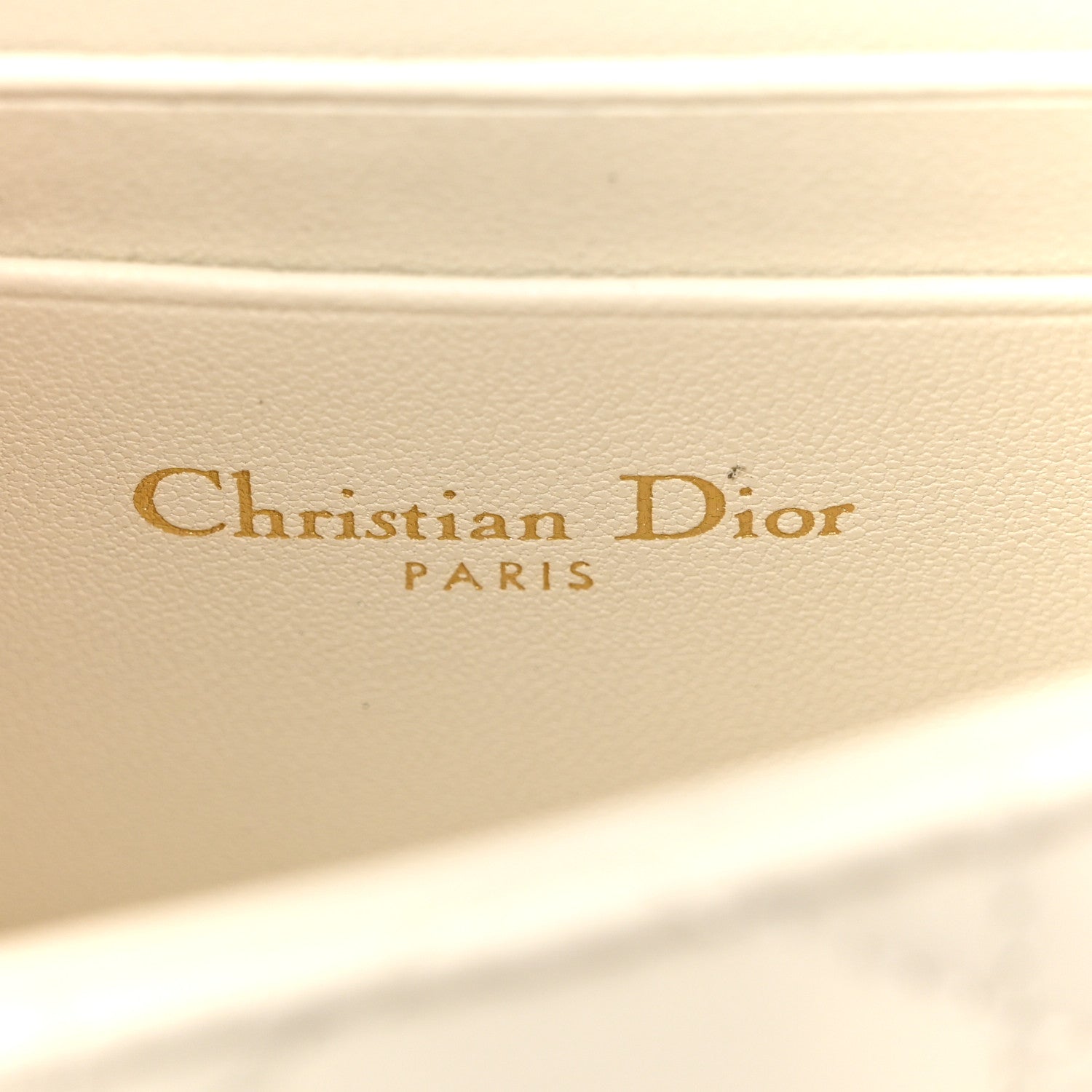 Christian Dior Lambskin Cannage Dior Talk Phone Pouch Latte 6 of 11