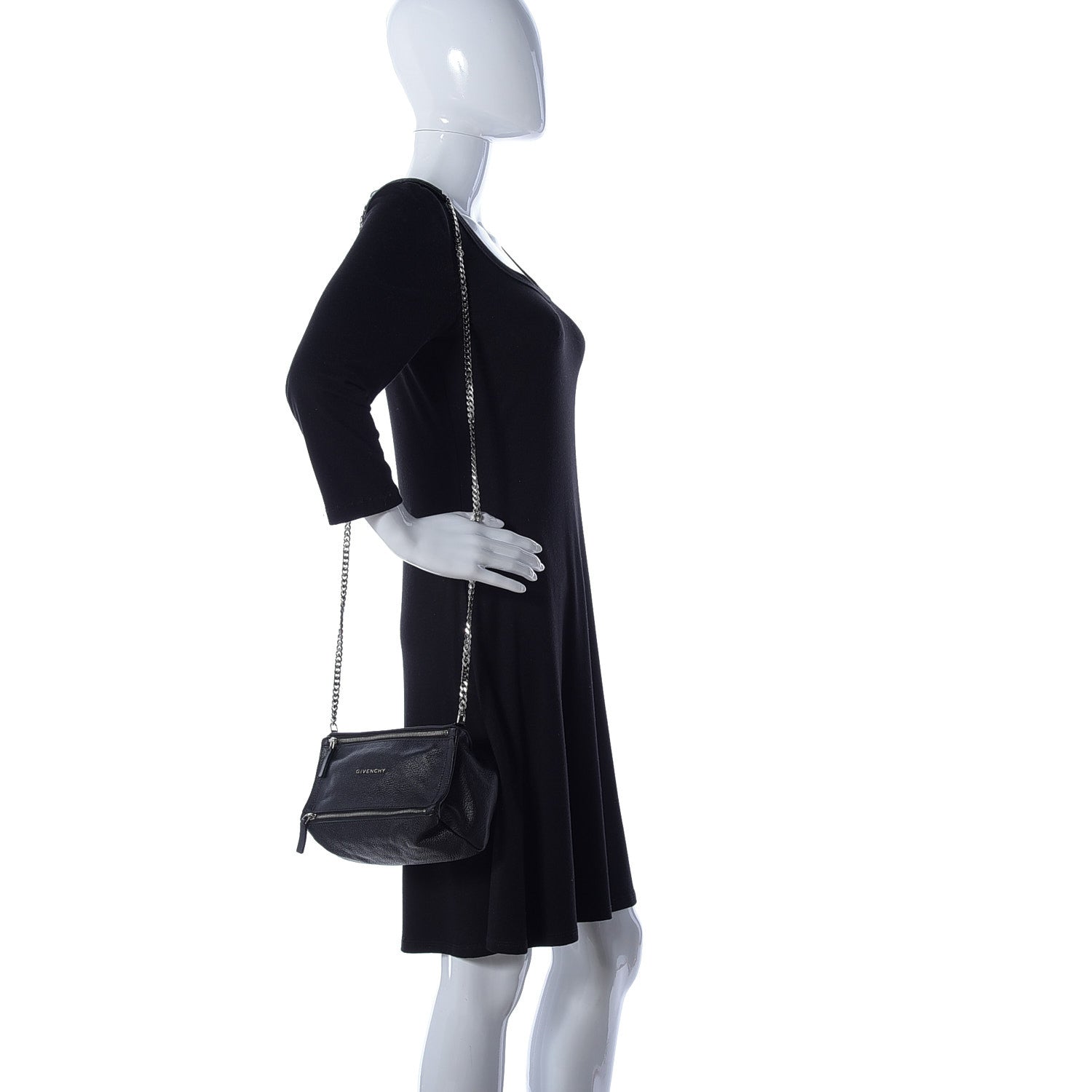 Givenchy Sugar Goatskin Mini Chain Pandora Black 2 of 10