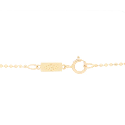 Jennifer Meyer 18K Yellow Gold Diamond Good Luck Pendant Necklace 3 of 5