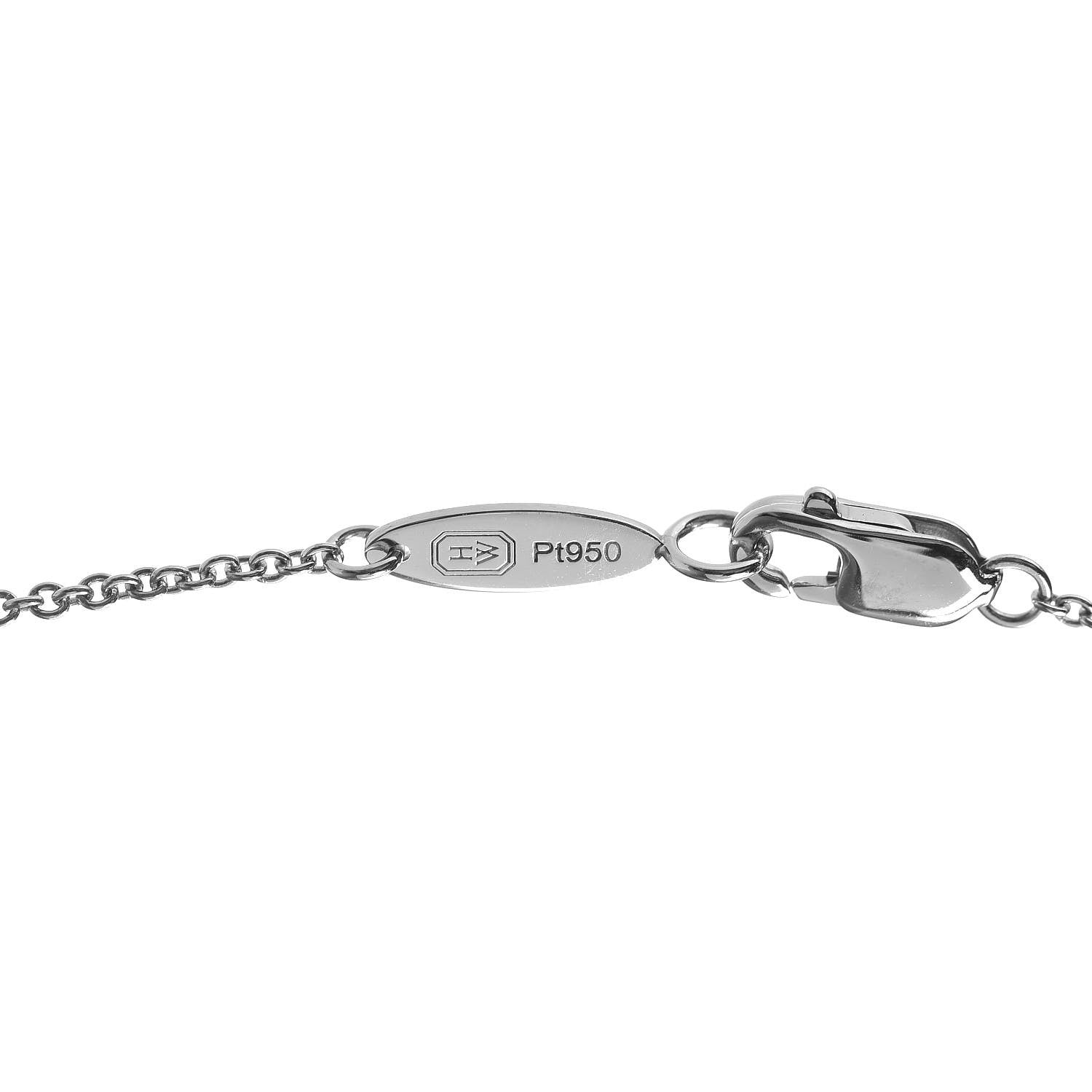 Harry Winston Platinum Diamond Petite Sunflower Pendant Necklace 5 of 8