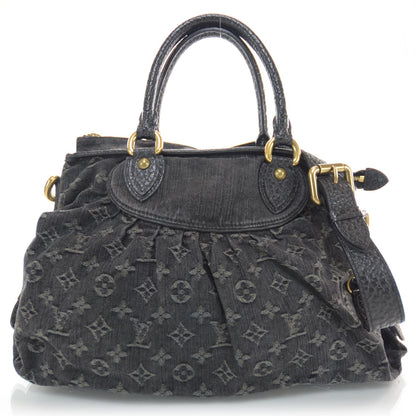 Louis Vuitton Denim Neo Cabby MM Black 1 of 7