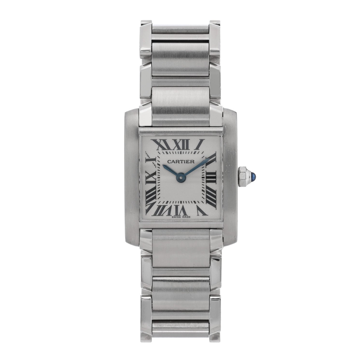 Cartier Stainless Steel 20mm Tank Francaise Quartz Watch 1 of 4