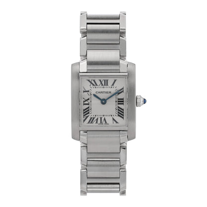 Cartier Stainless Steel 20mm Tank Francaise Quartz Watch 1 of 4