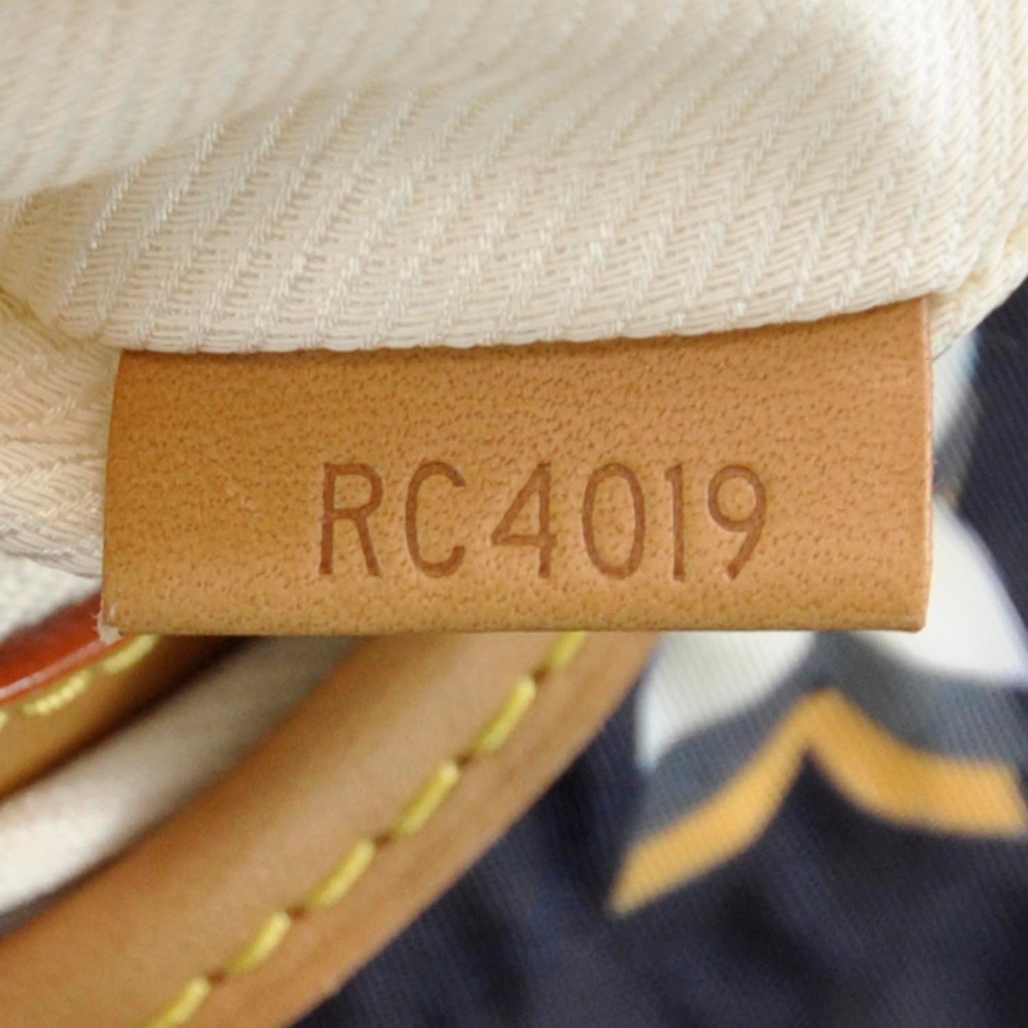 Canvas Monogram Cruise Bulles MM Navy
