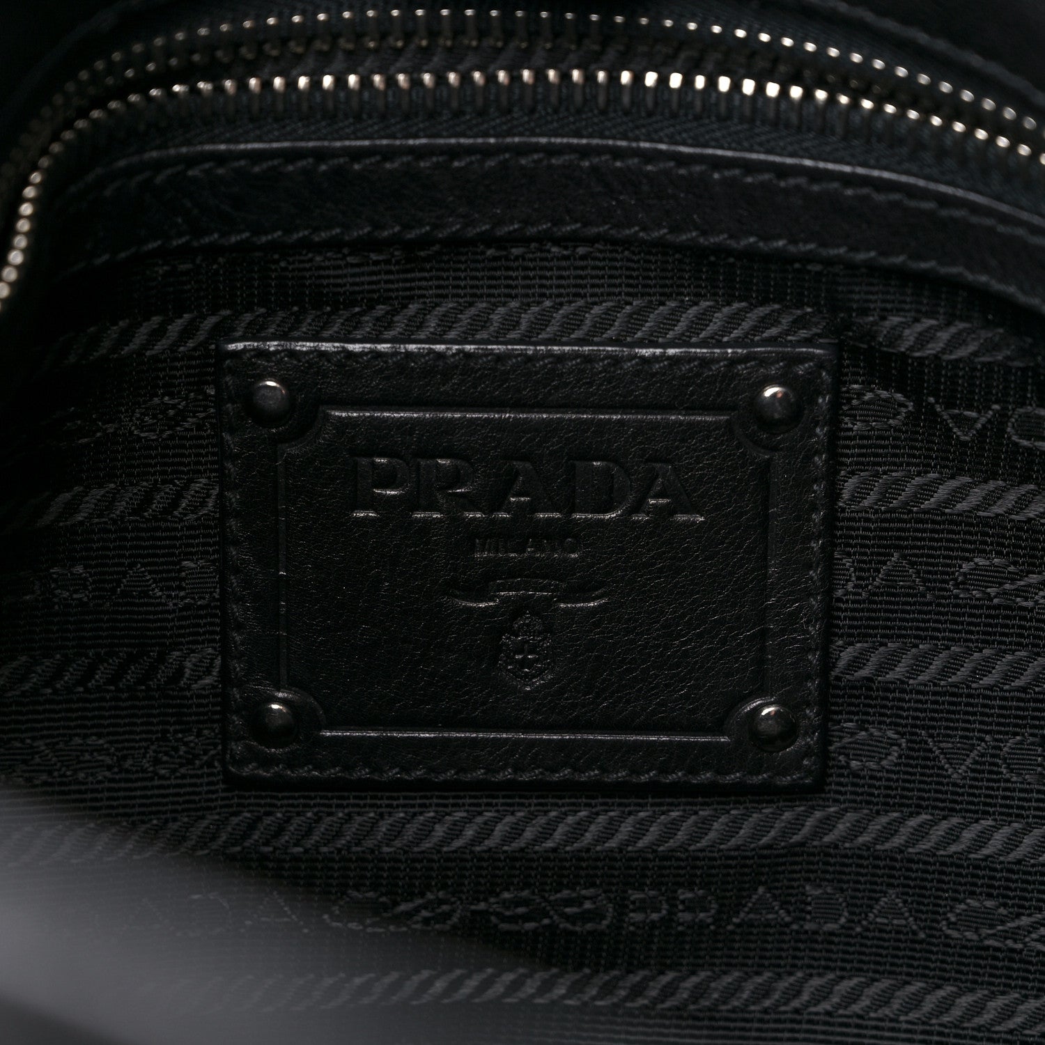Prada Soft Calf Hobo Black 6 of 8