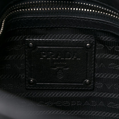 Prada Soft Calf Hobo Black 6 of 8