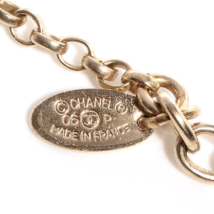 Chanel Resin CC Iridescent Pendant Necklace Pink 5 of 6