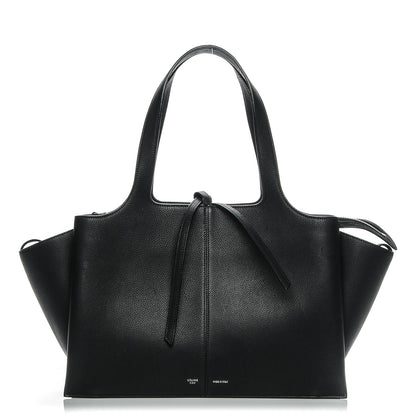 Celine Baby Grained Calfskin Medium Tri-Fold Bag Black 1 of 7