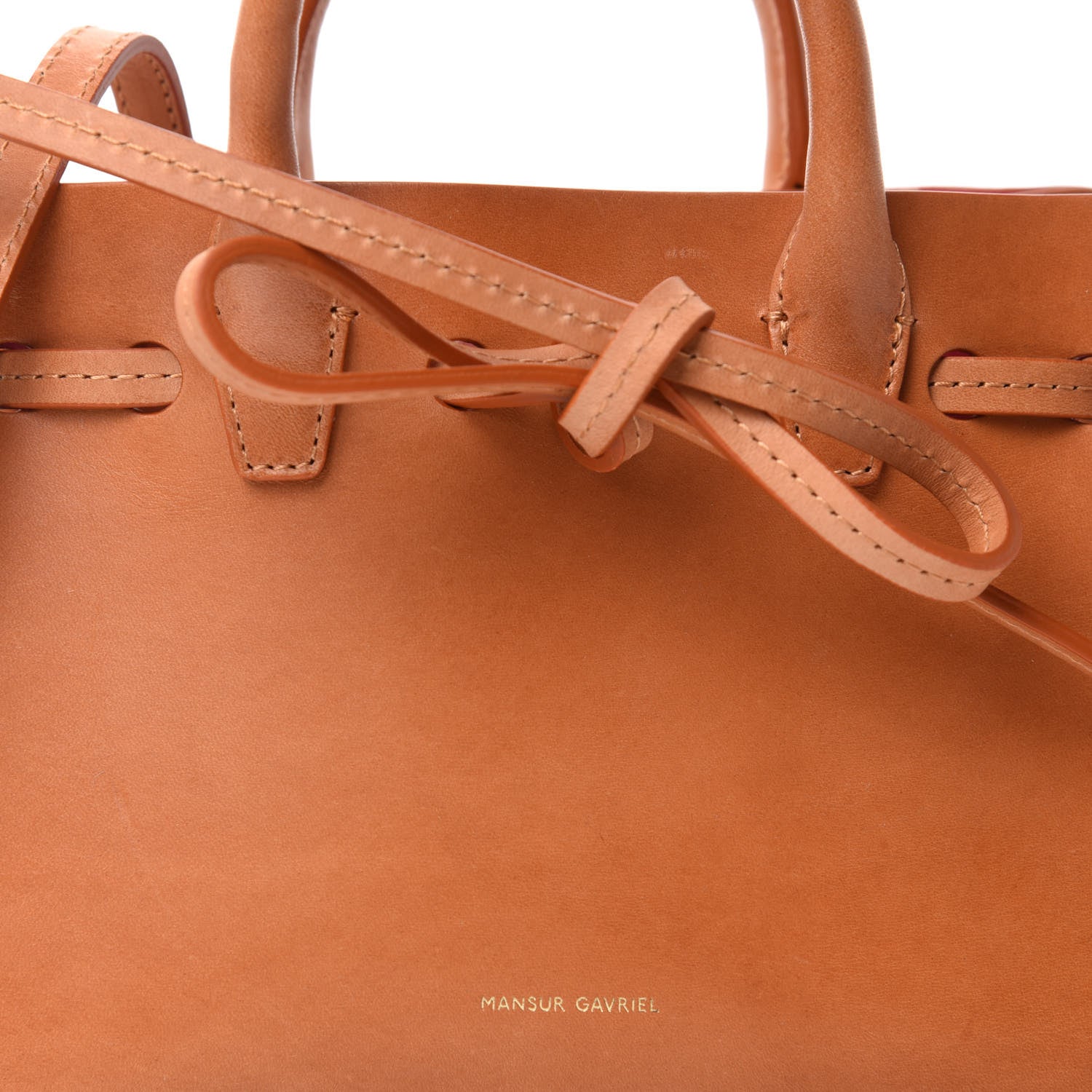 Mansur Gavriel Calfskin Mini Mini Sun Bag Cammello Dolly 8 of 8
