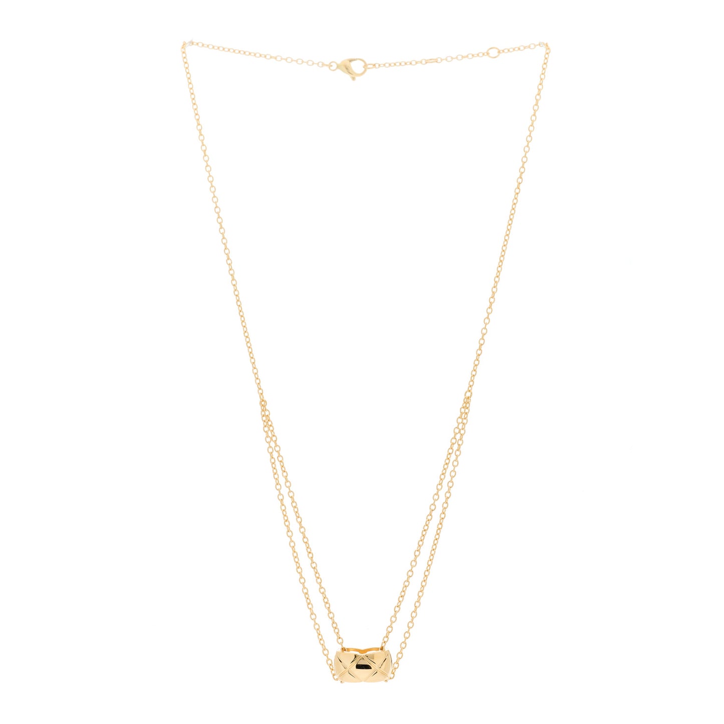 18K Yellow Gold Coco Crush Pendant Necklace