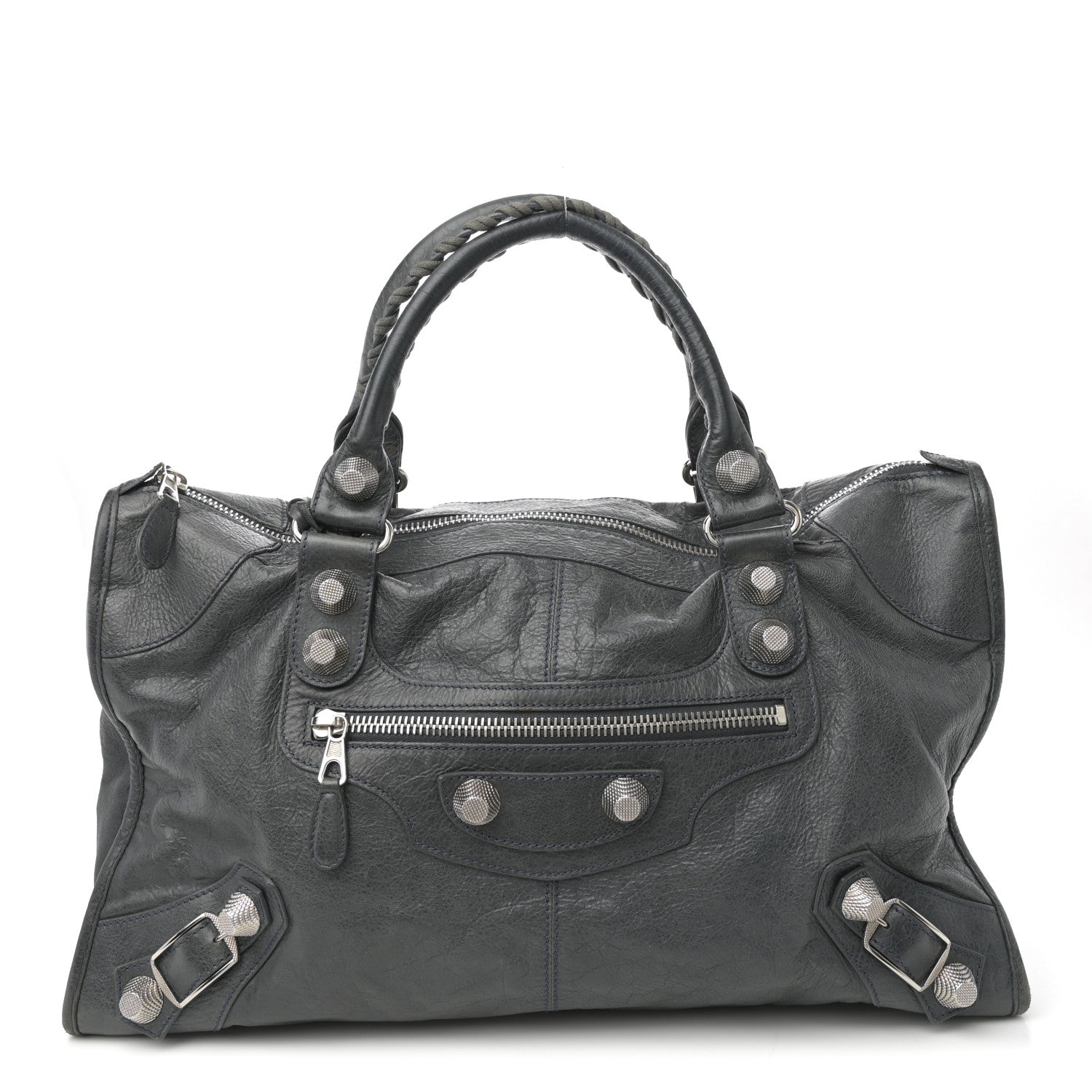 Balenciaga Agneau Giant 21 Silver Hardware Work Anthracite 2 of 31