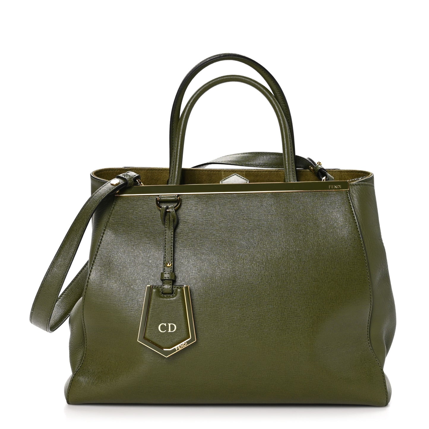 Vitello Elite Regular 2Jours Tote Oliva