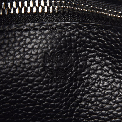 MCM Grained Calfskin Visetos Medium Sarah Hobo Black 7 of 10