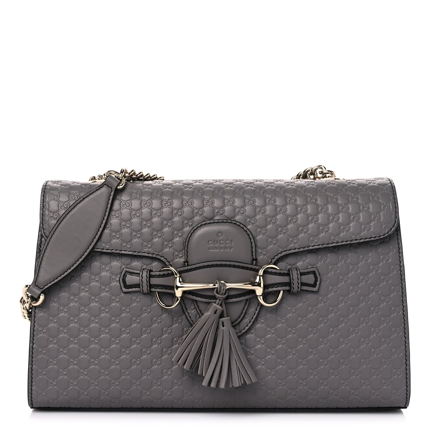Gucci Soft Microguccissima Medium Emily Chain Shoulder Bag Loess 1 of 11