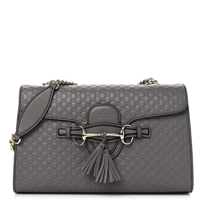 Gucci Soft Microguccissima Medium Emily Chain Shoulder Bag Loess 1 of 11