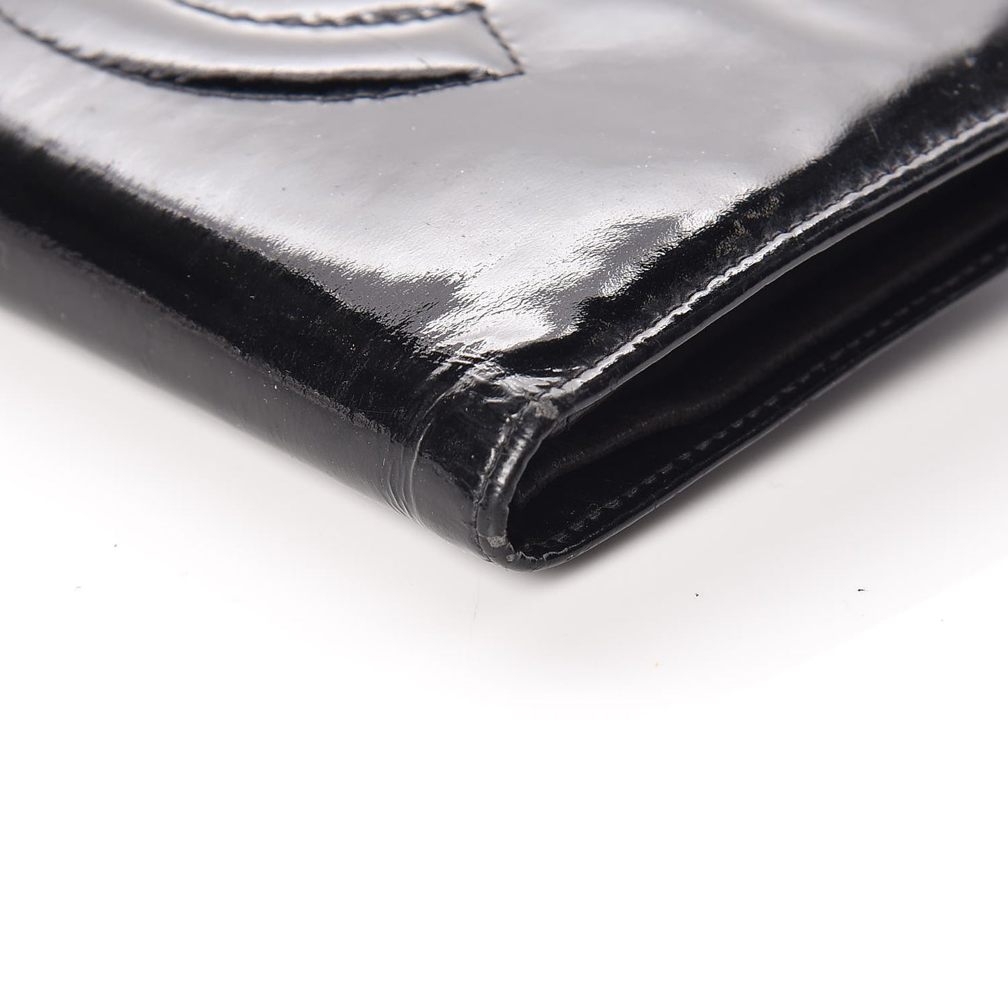 Patent Timeless CC French Wallet Black