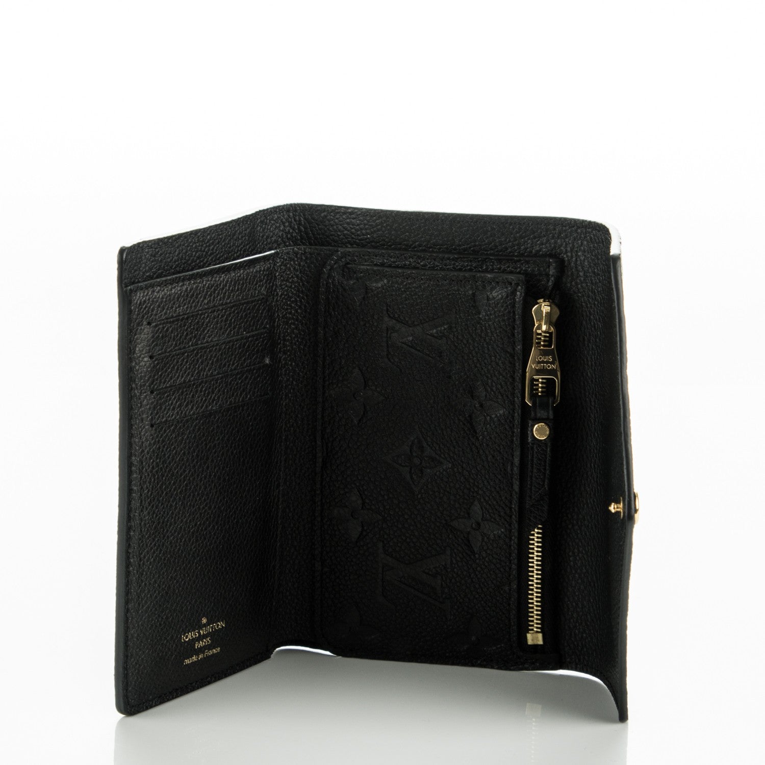 Louis Vuitton Empreinte Compact Curieuse Wallet Black 5 of 8