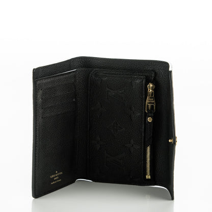 Louis Vuitton Empreinte Compact Curieuse Wallet Black 5 of 8