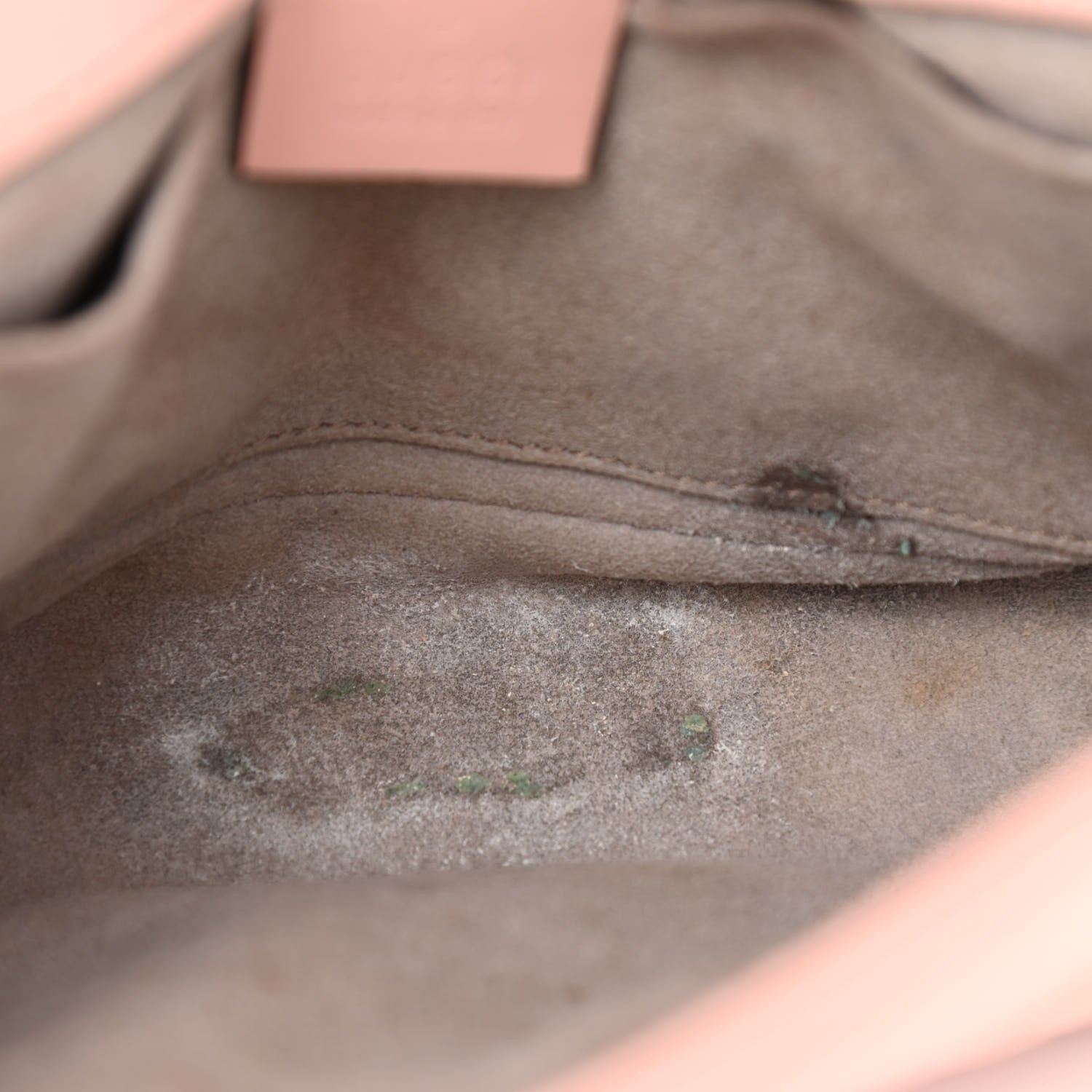 Gucci Calfskin Matelasse Mini GG Marmont Shoulder Bag Perfect Pink 9 of 16