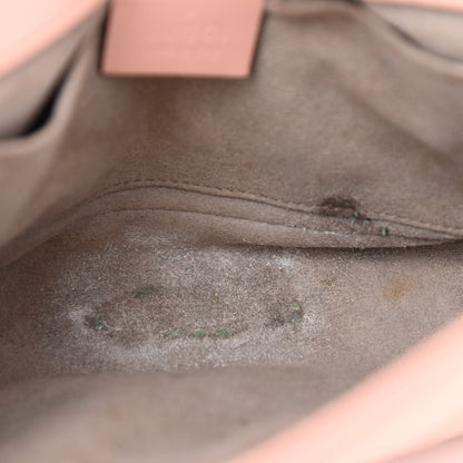 Gucci Calfskin Matelasse Mini GG Marmont Shoulder Bag Perfect Pink 9 of 16