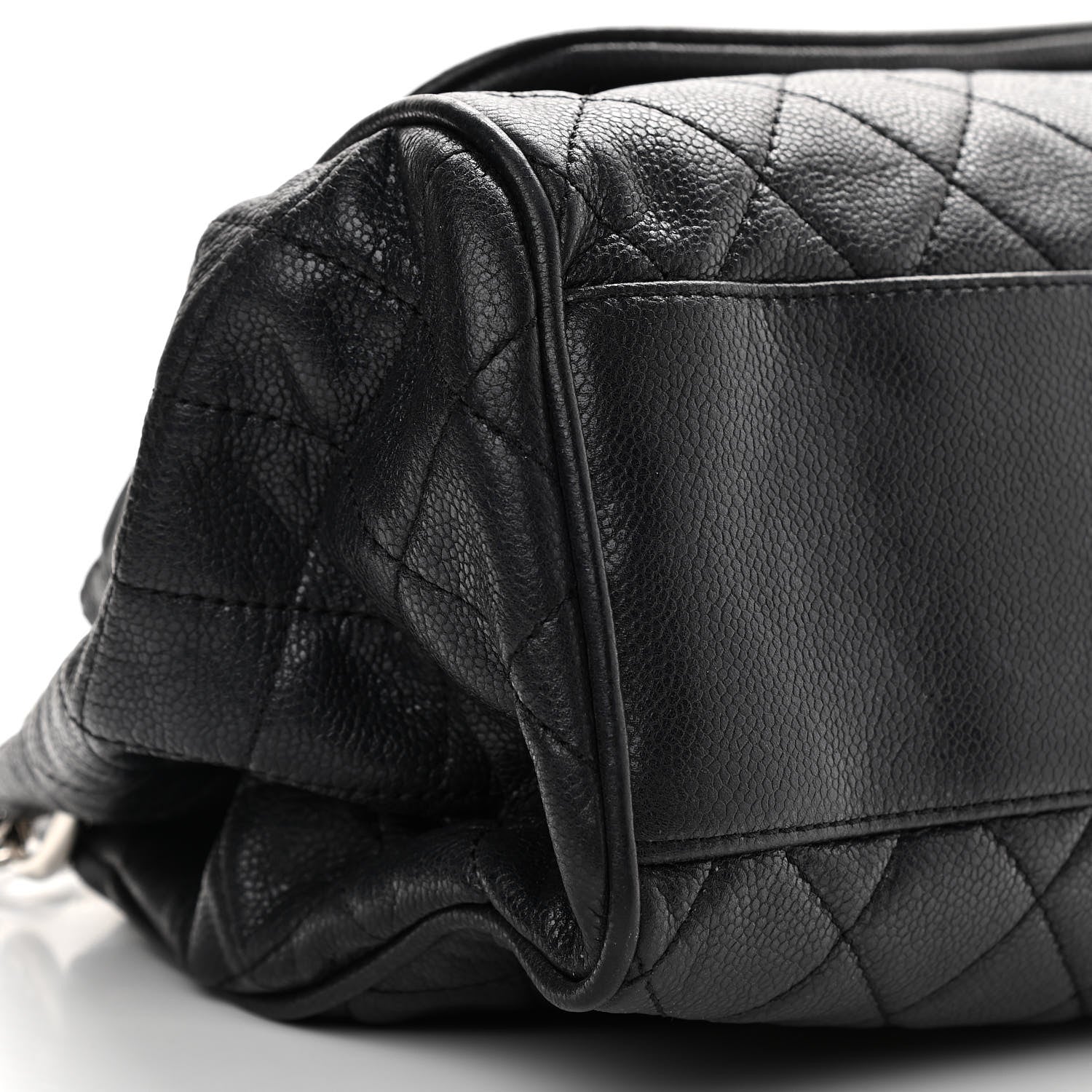 Chanel Caviar Quilted Timeless Accordion Flap Black 11 of 12