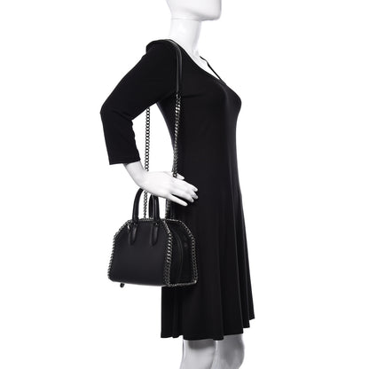 Stella McCartney Eco Alter Nappa Mini Falabella Box Top Handle Bag Black 2 of 9