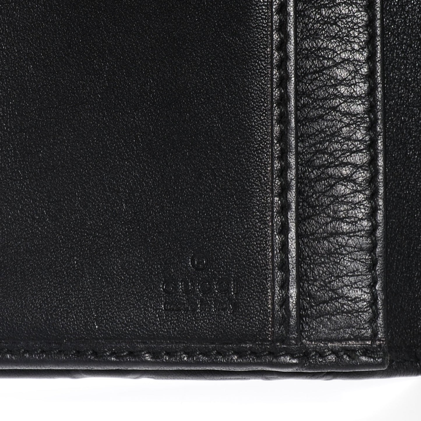Guccissima Ladies Web Long Wallet Black
