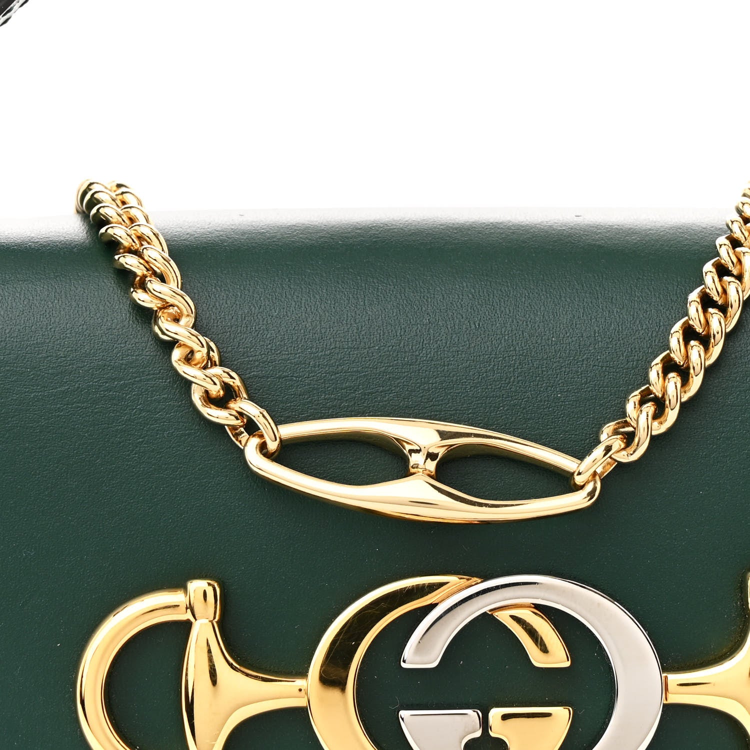 Gucci Smooth Calfskin Mini Zumi Shoulder Bag Vintage Green 7 of 9