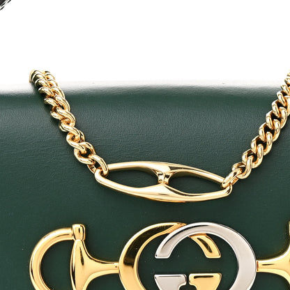 Gucci Smooth Calfskin Mini Zumi Shoulder Bag Vintage Green 7 of 9
