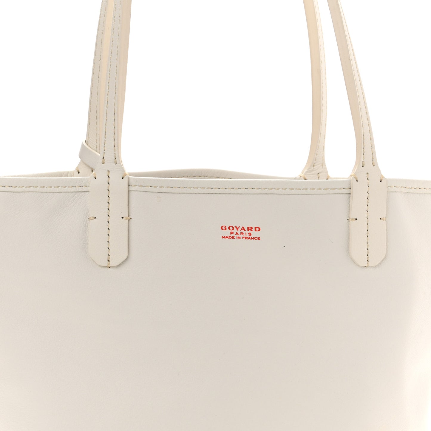 Goyardine Reversible Mini Anjou White