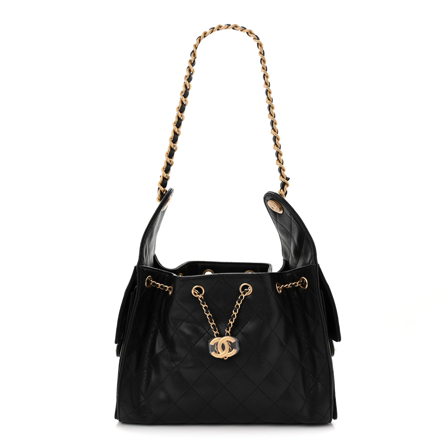 Chanel Caviar Quilted Small Chanel 25 Handbag Black 1 of 10