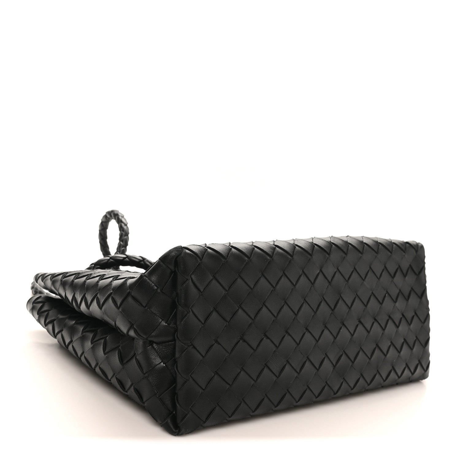 Bottega Veneta Nappa Intrecciato Medium Andiamo Shoulder Bag Black 4 of 9