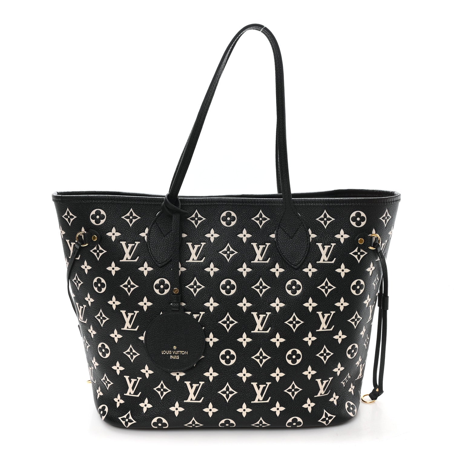 Louis Vuitton Empreinte Spring In The City Neverfull MM Black White Pink 1 of 10