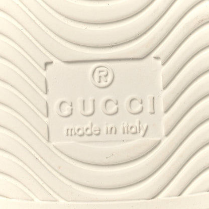 Gucci Calfskin Cat Embroidered Mens Ace Sneakers 12 White Green 8 of 11