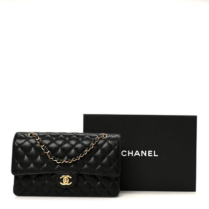 Chanel Caviar Quilted Medium Double Flap Black 11 of 11